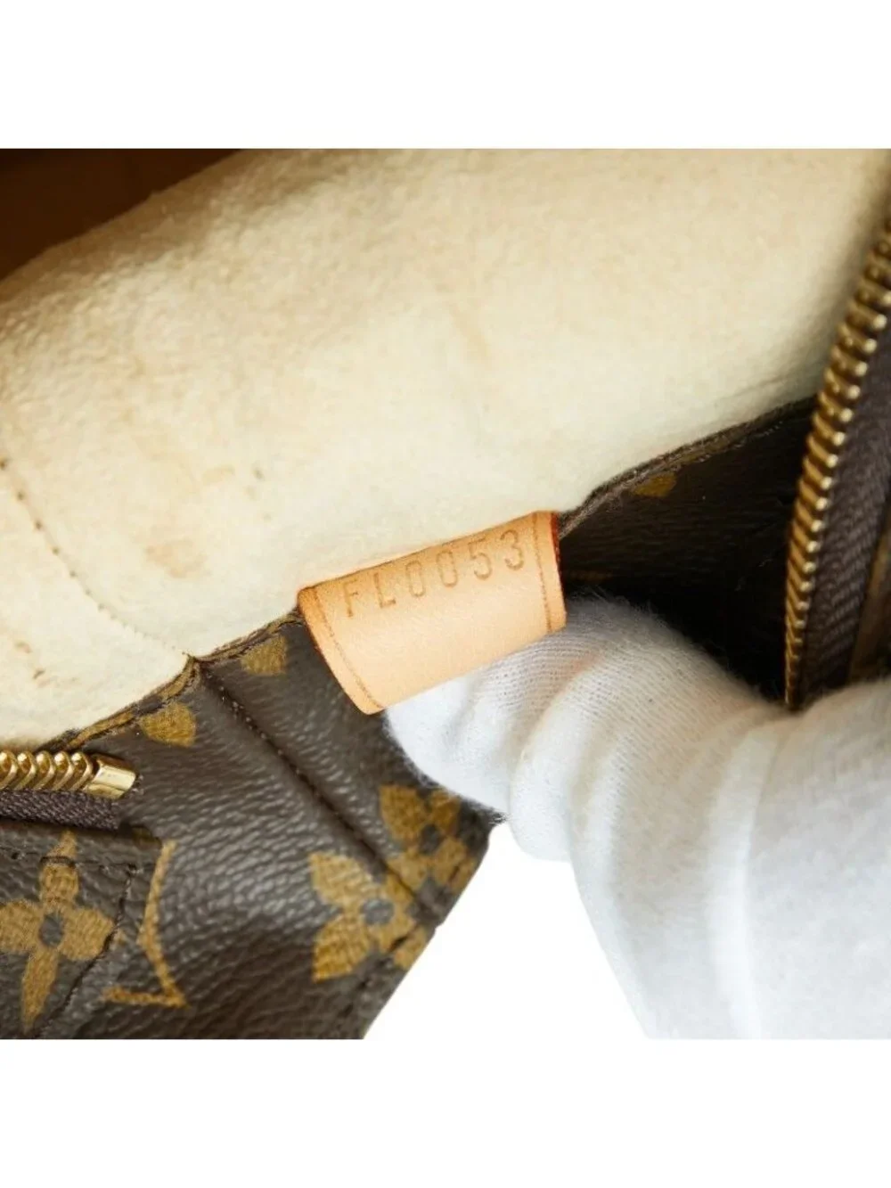 Louis Vuitton Monogram Luco Tote Shoulder Bag Brown Leather
